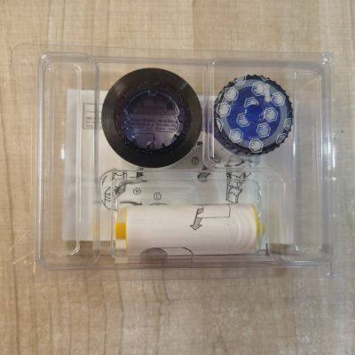 Entrust Es1 id Card Printer 504141-013 Silver Ribbon, Original Consumables for id Card Printers photo-2