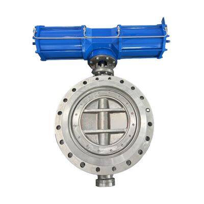 Manufacturer Direct Sales Of High Torque Pneumatic Hard Seal Flange Butterfly Valve