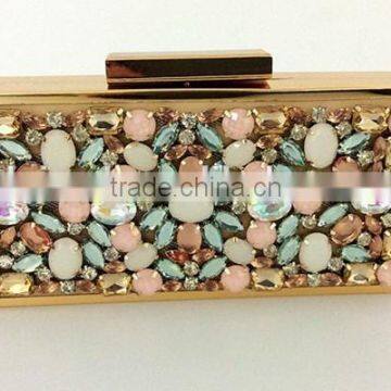 Designer Crystal Embellished Shoulder Bag with Factory price