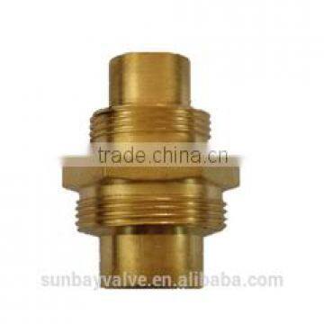 Economical brass Y fitting