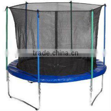 8ft trampoline with safety net and ladder,pads