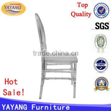 Popular Knocked-down Tiffany Catering Wedding Chiavari Plastic Clear Resin Phoenix Chair photo-4