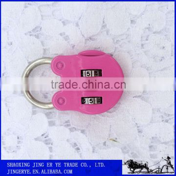 Security Digital Lock,Pink 3 digit Zinc Alloy Combination Lock