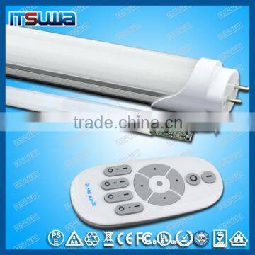 SMT led t8 tube with P-N junction & electronic dimmer, change color temperature easily by remote