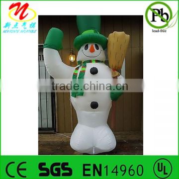 Gemmy inflatable snowman, airblown Christmas yard lawn decor