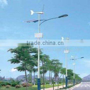 Hybrid street light - solar and wind street light