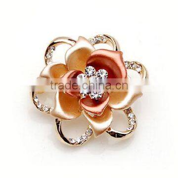 Classic Joker Set Crystal Rhinestone Flower Brooch photo-4