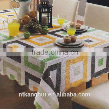 printed plastic table cloths