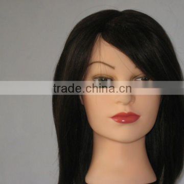 100% Human Hair Training head