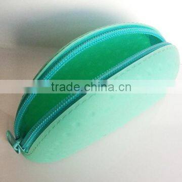 2015 Wholesale Dumpling Shaped Silicone Zipper Wallet for Christmas Gifts/zippered Around Coin Purse photo-3