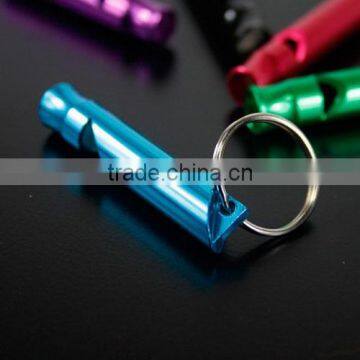Aluminum Alloy Whistle Keyring Keychain Mini For Outdoor Emergency Survival Safety Sport Camping Hunting photo-3