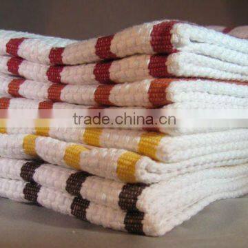 100% cotton, plain dyed, Jacquard, printed, embroidered, terry kitchen towel