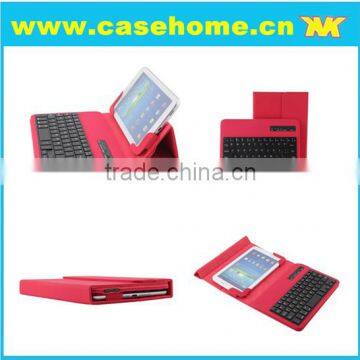 high quality bluetooth leather case for ipad , tablet bluetooth keyboard 10.1