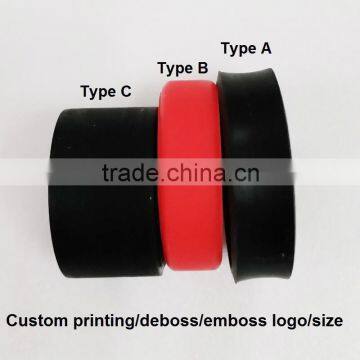 flexible color size custom silicone rubber bands 12"