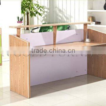 Curved Reception Desk Shop Cash Counter Table Design (SZ-RTT004) photo-3