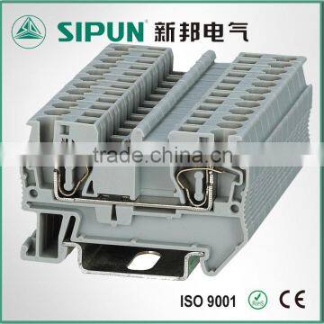 ST3-4 din rail terminal block spring clamp