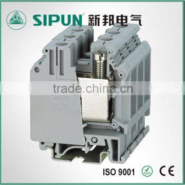 UK35 terminal block with din rail screw type