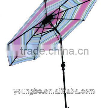 HOT aluminium shake sun umbrella