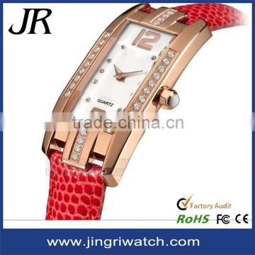 fashion watches,ladies watch with genuine leather strap,quartz fashion watch for women