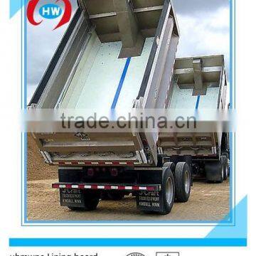 plastic truck sheet/thin white boards/custom dump truck liner