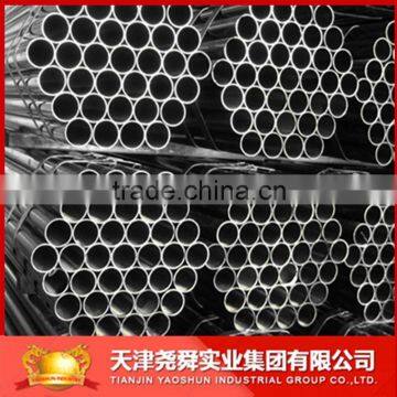 BS1387 erw ms round black steel pipe