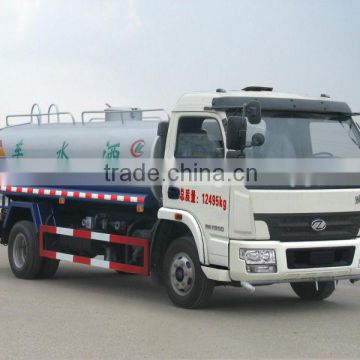 Yuejin 8000 liters water tank truck, Yuejin 8000 liters water wagon truck, Yuejin 8000 liters food water tank truck