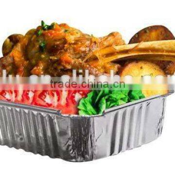 Hot selling Rectangular Food Aluminium Foil Platters and Containers