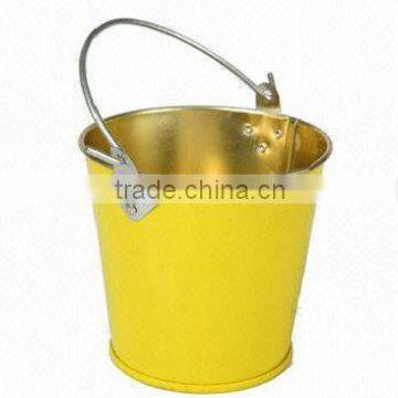 Small Bucket with Handle, Food Grade Tinplate with Printing