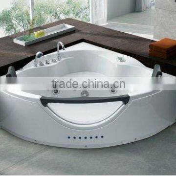 DOUBLE PERSON CORNER STYPE HD7007 MASSAGE BATHTUB