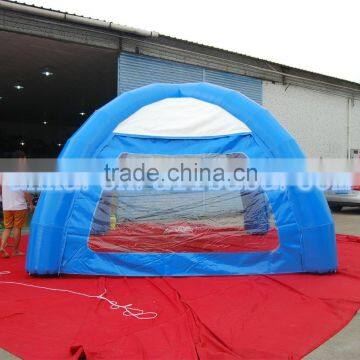 Customized inflatable spider tent with transparent cover