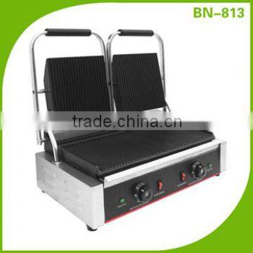 Stainless Steel Panini Press Sanwich Maker,Electric Contact Grill BN-813(CE Approval)