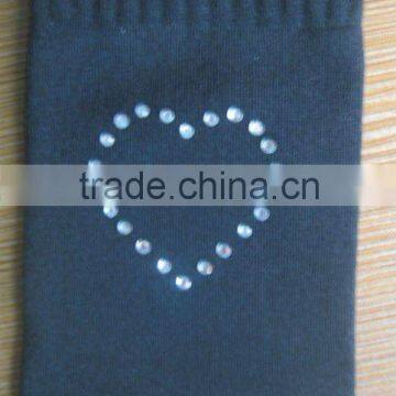 Nylon phone case with Diamante Heart