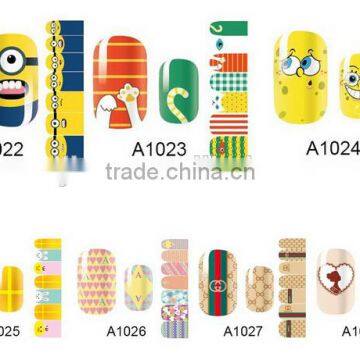 Newest Polish Nail Patch/nail Art Stickers/vinyl Nail Wraps Quality Choice photo-5