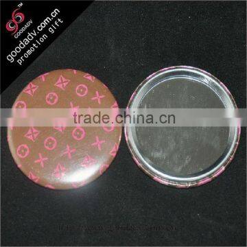 metal cover pocket mirror/tin/color priting