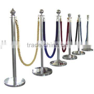 stainless steel retractable belt queue barrier