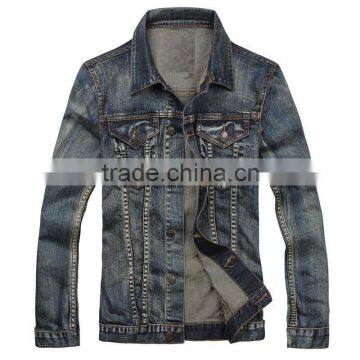 2015 Denim jeans man softshell jacket