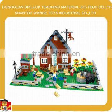 Happy farm wisdom toy bricks blocks toys for preschool