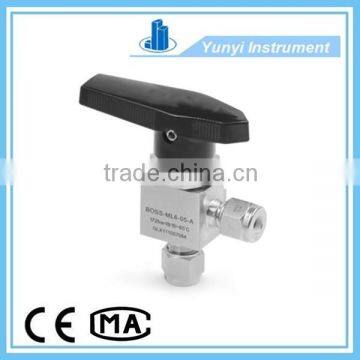 T1-FM-QF4B-002 model angle one piece ball valve