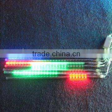 Christmas name light and zhongshan factory led meteor tube light for building decoration