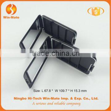 High Quality Personal Care 4 Cell Injection Eyeshadow Case With Rectangle Mirror photo-2