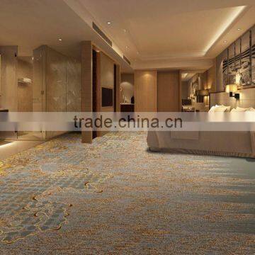 100% Nylon Unique Hotel Carpet With Red Color photo-6