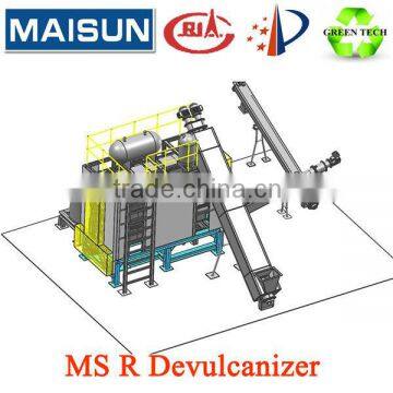 Devulcanized rubber equipment for waste tyre/used tires recycling production line