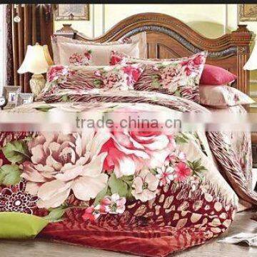 China supplier comforter 3 d bedding set