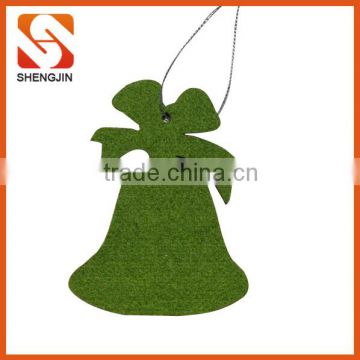 SJ-6963 Custom felt bell decoration Christmas hanging ornaments supplier