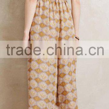 Sexy Women v Neck Backless Printed Bangdage Jumpsuit photo-3