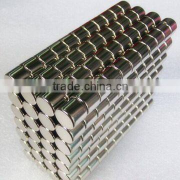 10mm cylinder magnets neodymium ndfeb magnets 10mmdia*8mmthick N35, N42, N50, N52 material competitive prices