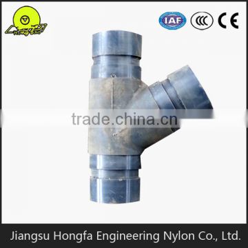 Nylon PA6 y branch pipe fitting