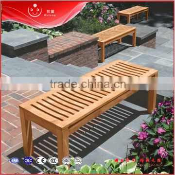 Solid outdoor leisure Wood bench beach platform bench