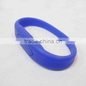 Promotional silicone wristband bracelet USB Drives