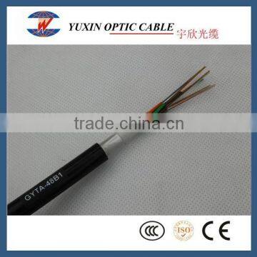 4/6/8/12/24/48 Core GYTA Armored Fiber Optic Cable From Zhejiang Manufacturer